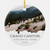 Aangepaste foto Grand Canyon National Park Arizona Keramisch Ornament (Achterkant)