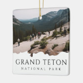 Aangepaste foto Grand Teton National Park Souvenir Keramisch Ornament (Links)