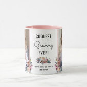 Aangepaste foto Granny Mimi Nana Grandmoeder Gift Mok (Midden)