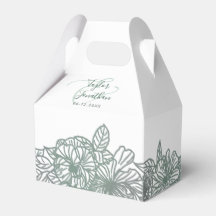 Aangepaste foto Groene bloemen Nice Weddenschap