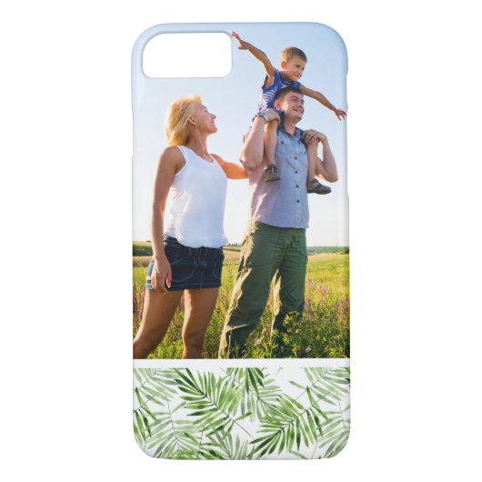 Aangepaste foto groene palmbladeren Case-Mate iPhone case (Achterkant)