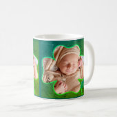Aangepaste foto Groene St. Patrick's 4Leaf Shamroc Koffiemok (Voorkant rechts)
