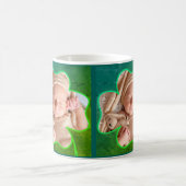 Aangepaste foto Groene St. Patrick's 4Leaf Shamroc Koffiemok (Center)