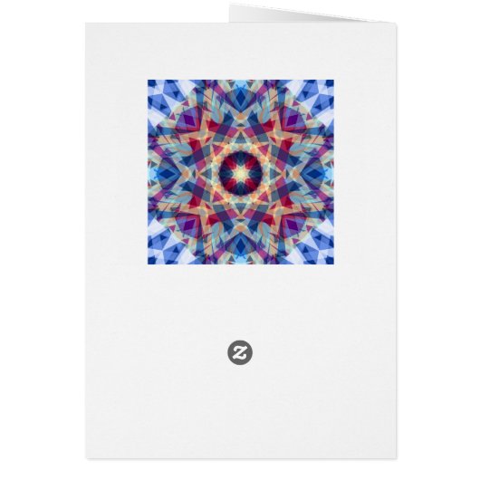 Aangepaste Foto Groeten Blue Star Christmas Kaart (Achterkant)