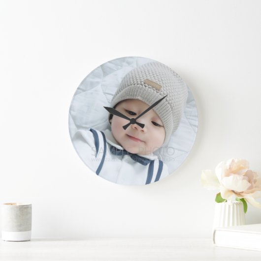 Aangepaste foto grote klok (Huis)