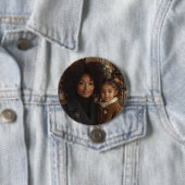 Aangepaste foto grote knop ronde button 7,6 cm (In situ)