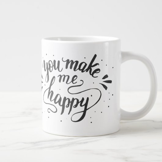 Aangepaste foto grote koffiekop (Rechts)