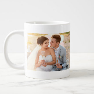 Aangepaste foto grote koffiekop