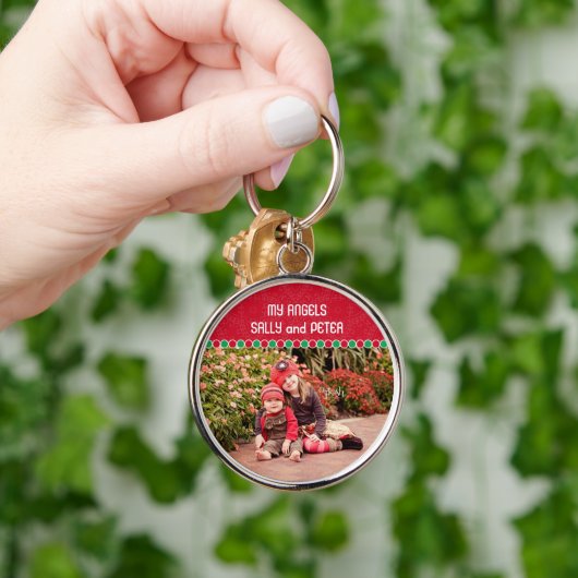 Aangepaste foto Grote Premium-Sleutelhanger Sleutelhanger (Hand)