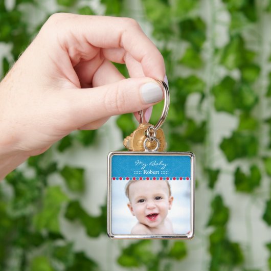 Aangepaste foto Grote Premium-Sleutelhanger Sleutelhanger (Hand)