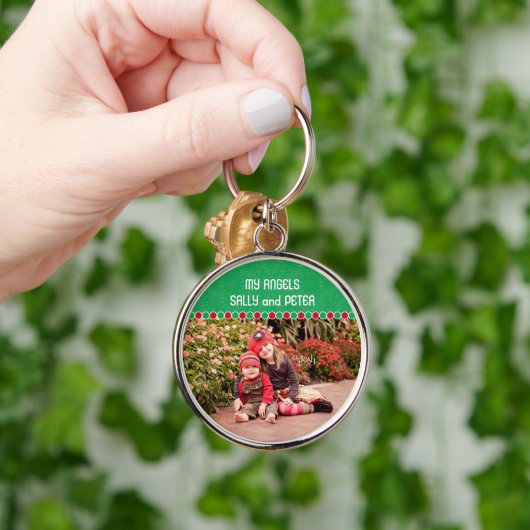 Aangepaste foto Grote Premium-Sleutelhanger Sleutelhanger (Hand)