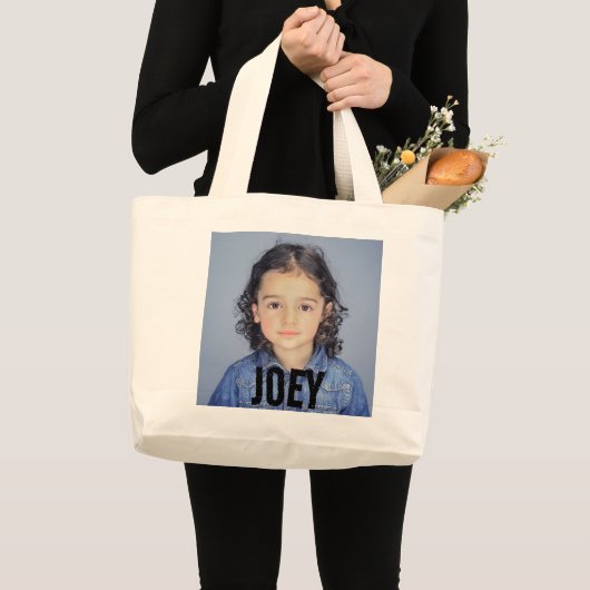 Aangepaste foto grote tote bag (Voorkant (product))