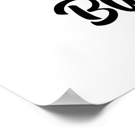 Aangepaste foto grote zusje poster (Hoek)