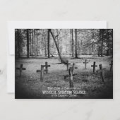 aangepaste  foto Halloween feestuitnodiging Feestdagenkaart (Voorkant)