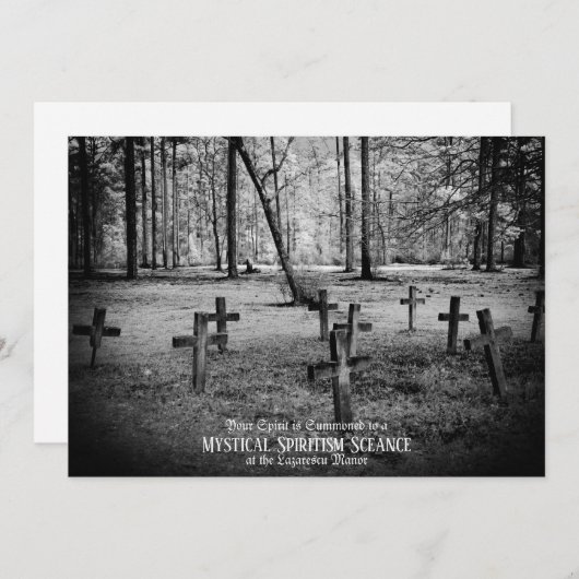 aangepaste foto Halloween feestuitnodiging Feestdagenkaart (Voorkant / Achterkant)