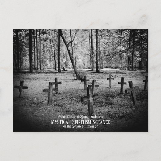 aangepaste foto Halloween-partijuitnodiging Briefkaart (Voorkant)