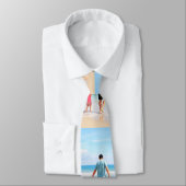 Aangepaste foto halsband cadeau met eigen foto stropdas (Gebonden)