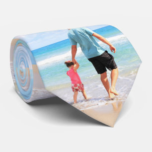 Aangepaste foto halsband cadeau met eigen foto stropdas