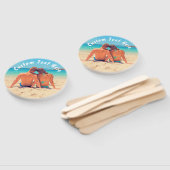 Aangepaste foto hand Fan uw favoriete foto en teks Handwaaier (Niet-gemonteerd)