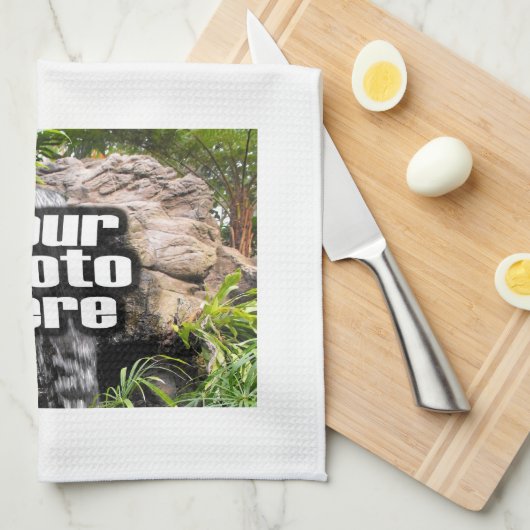 Aangepaste foto hand / keuken handdoek (Quarter Fold)