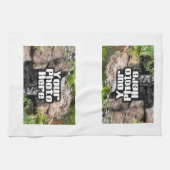 Aangepaste foto hand / keuken handdoek (Horizontaal)