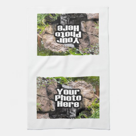 Aangepaste foto hand / keuken handdoek (Verticaal)