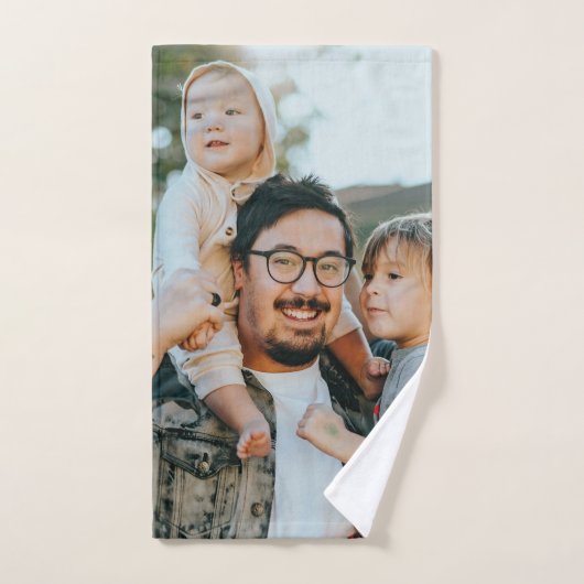 Aangepaste foto handdoek (Handdoek)