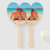 Aangepaste foto-Handtekening met je favoriete foto Handwaaier (Voorkant en achterkant)