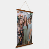 Aangepaste foto hangend wandkleed (Gebogen)