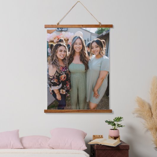 Aangepaste foto hangend wandkleed (Slaapkamer)