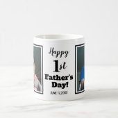 Aangepaste foto Happy 1st Vaderdag Koffiemok (Center)