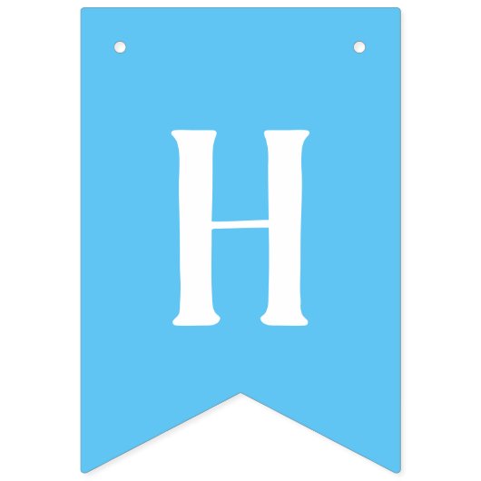 Aangepaste foto Happy Birthday-banner Vlaggetjes (Tweede vlag)