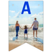 Aangepaste Foto Happy Birthday Bunting Vlaggen en Vlaggetjes (Derde vlag)