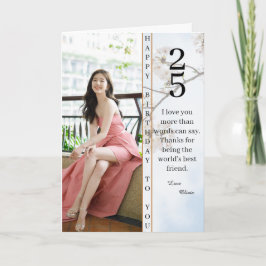 Aangepaste foto Happy Birthday Kaart