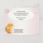 Aangepaste foto Happy Easter Business Feestdagenkaart (Achterkant)