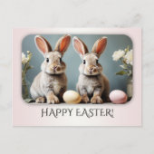 Aangepaste foto Happy Easter Business Feestdagenkaart (Voorkant)