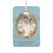 Aangepaste foto Happy Fathers Dag Pap Luchtverfrisser (Voorkant)