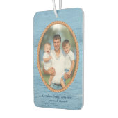 Aangepaste foto Happy Fathers Dag Pap Luchtverfrisser (Links)