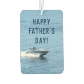 Aangepaste foto Happy Fathers Dag Pap Luchtverfrisser (Achterkant)