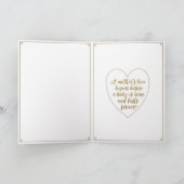 Aangepaste foto Happy First Mother's Day Keepsake Kaart (Binnen)