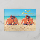 Aangepaste foto Happy Jubileum Kaart Uw foto's (Buiten Laag)