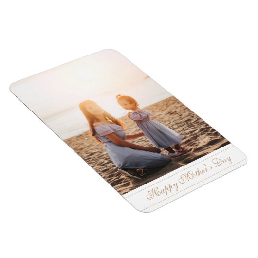 Aangepaste foto Happy Moederdag script Magneet (Rechterzijde)