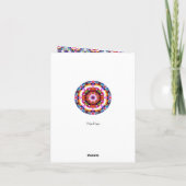 Aangepaste foto Happy Pink Paarse Merry Christmas Feestdagen Kaart (Achterkant)