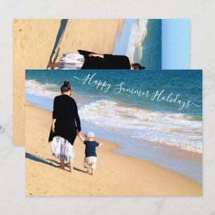 Aangepaste foto Happy Summer Feestdagen Kaart