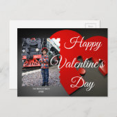 Aangepaste foto Happy Valentines Day Puzzle Feestdagenkaart (Voorkant / Achterkant)
