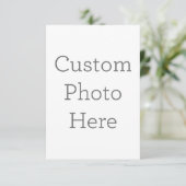 8.9 x 12.7 cm Enkele bedankkaart (Staand voorkant)