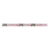 Aangepaste foto Hartelijk dank paardennaam Weddenf Satijnen Lint (Voorkant)