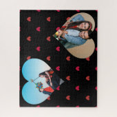 Aangepaste foto Harten Valentijnse jigzaag Puzzle Legpuzzel (Verticaal)