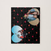 Aangepaste foto Harten Valentijnse jigzaag Puzzle Legpuzzel (Verticaal)