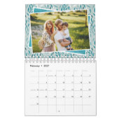 Aangepaste foto heldere kleuren 2022 Familie Kalender (Feb 2027)